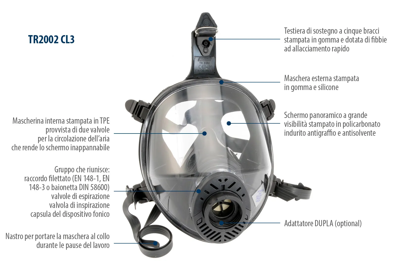 Maschera Spasciani TR 2002 CL3